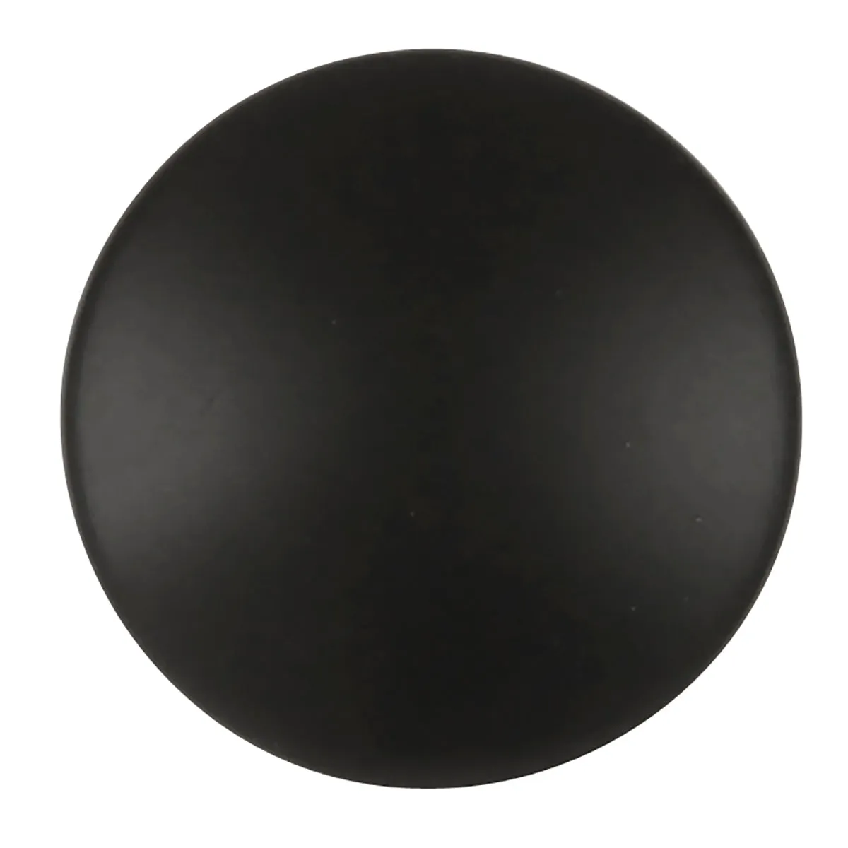 1 inch (25mm) Luna Matte Black Cabinet Knob