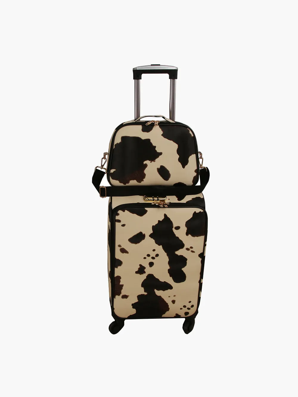 2n1 Cow Pattern Luggage