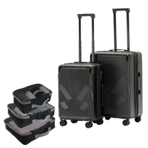 2pc Hardside Luggage Set w/ 3pc Packing Cubes