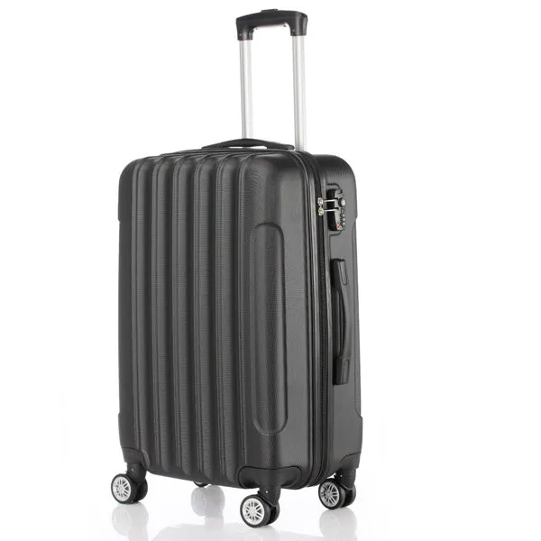 3-in-1 Multifunctional Large Capacity Traveling Storage Suitcase Black