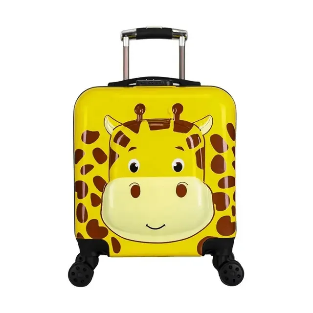 3D Luxury Trolley Suitcase for Kids – High-Quality Rolling Luggage for Young Travelers