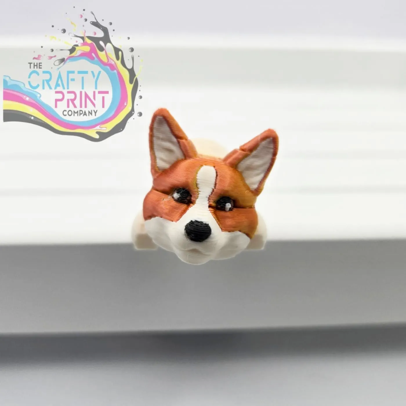 3D Printed Corgi Articulated Flexi Keyring/Fidget