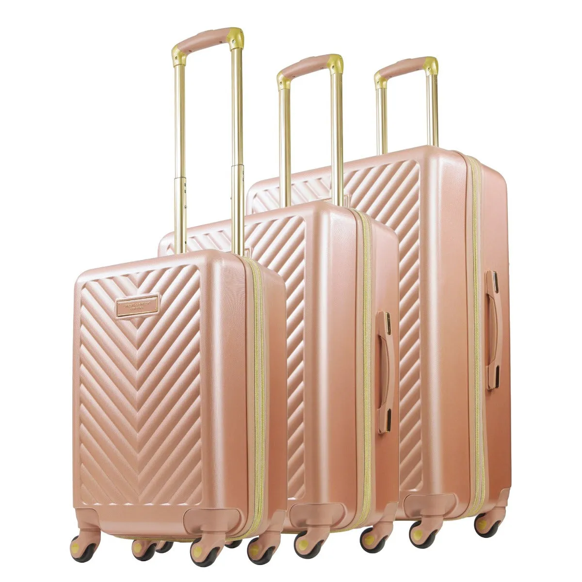 Addie Hardside Spinner 3-Piece Luggage Set - Rose Gold