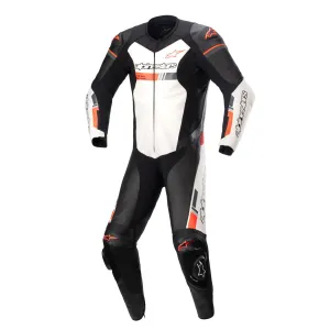 Alpinestars GP Force Chaser Leather Suit 1 PC B/W/R Fluo