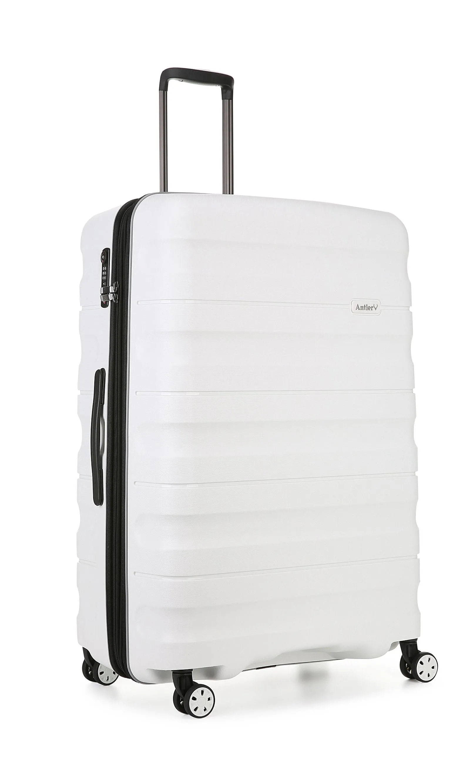 Antler - Lincoln Large 80cm Hardside 4 Wheel Suitcase - White