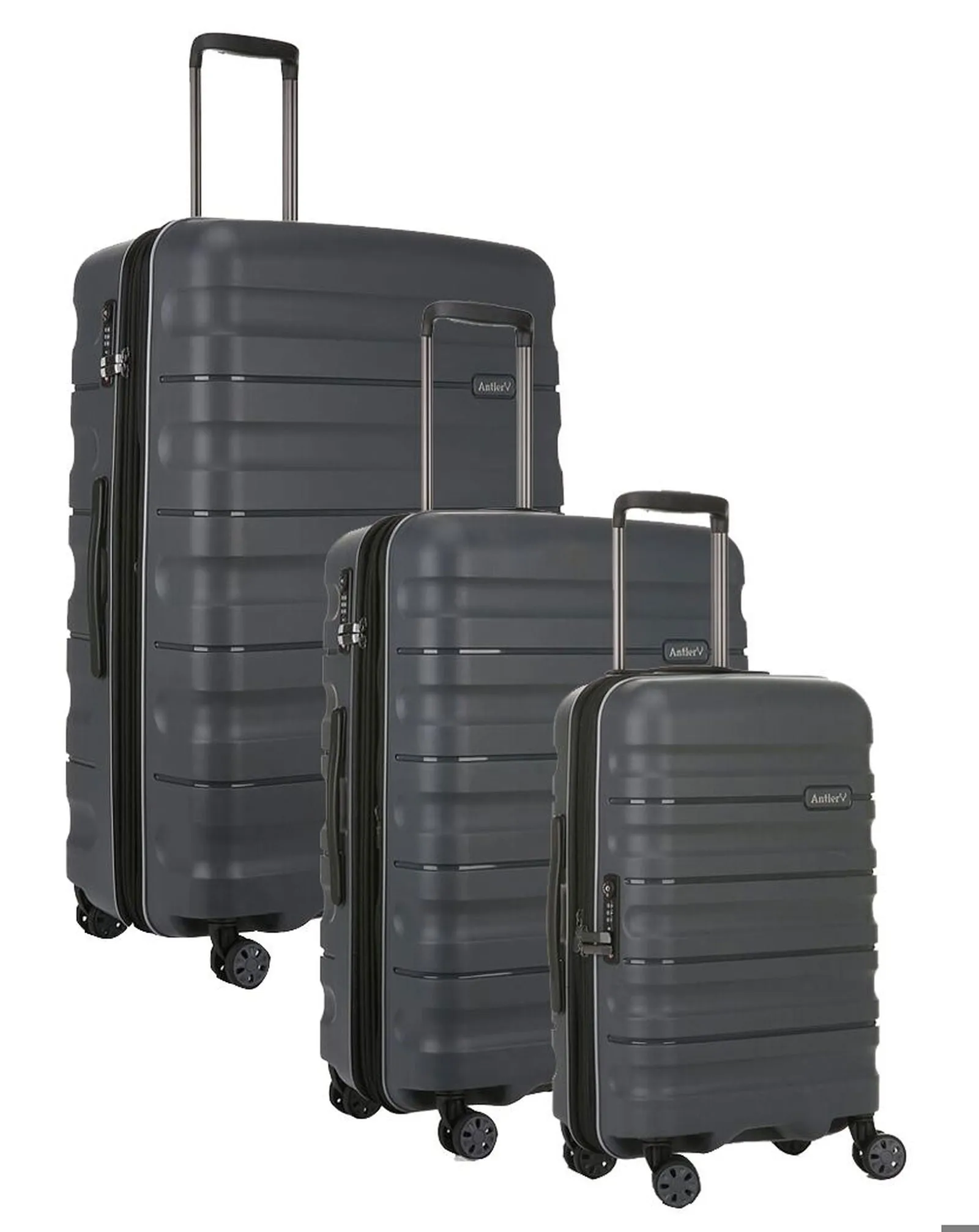 Antler - Lincoln Set of 3 Suitcases 56cm/68cm/80cm