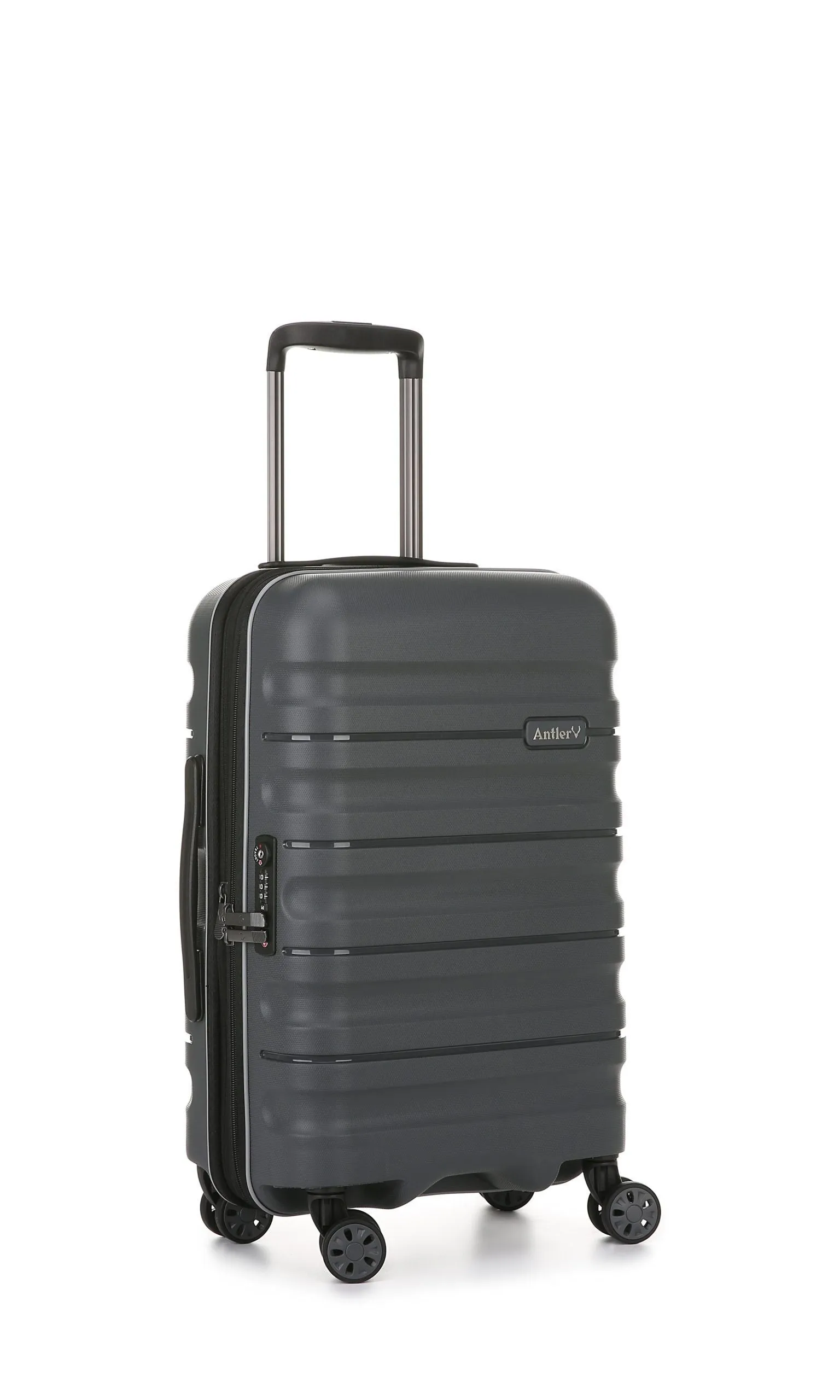 Antler - Lincoln Small 56cm Hardside 4 Wheel Suitcase - Charcoal