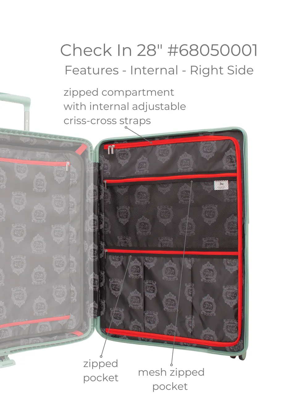 Atlas Check-in Hardside Luggage (28")