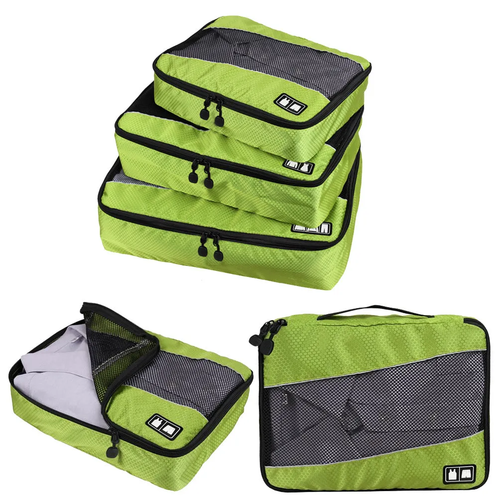 BAGSMART Travel Packing Cube Small-Large 3 Piece For Carry-on Travel