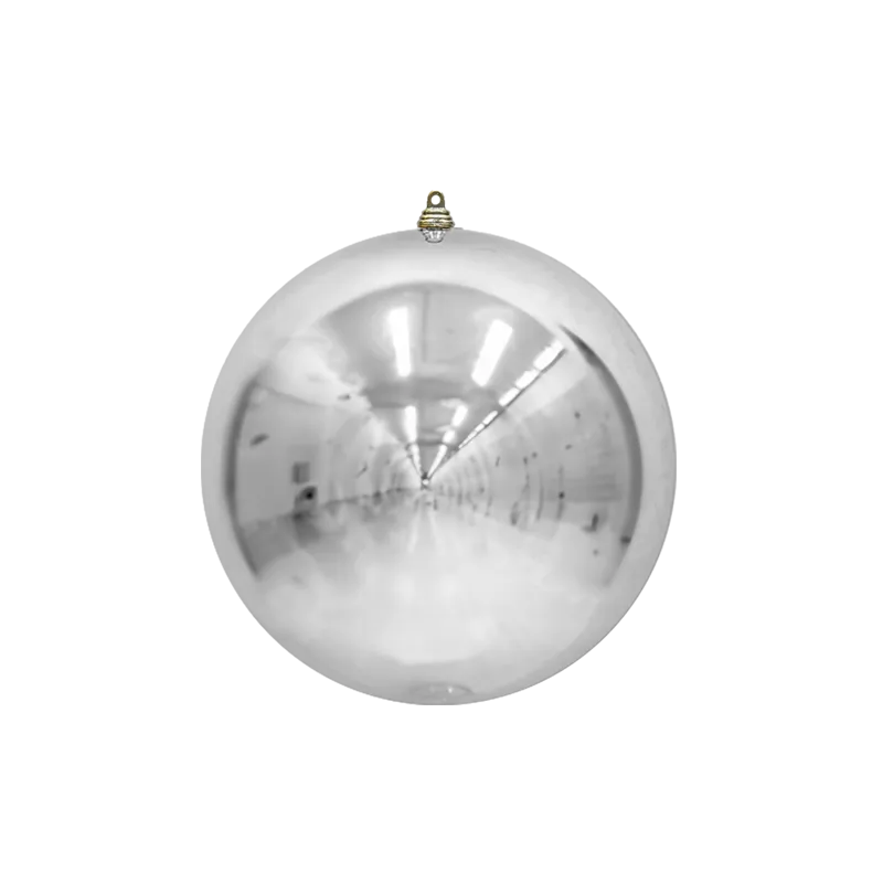 Bauble Shiny Silver 140mm