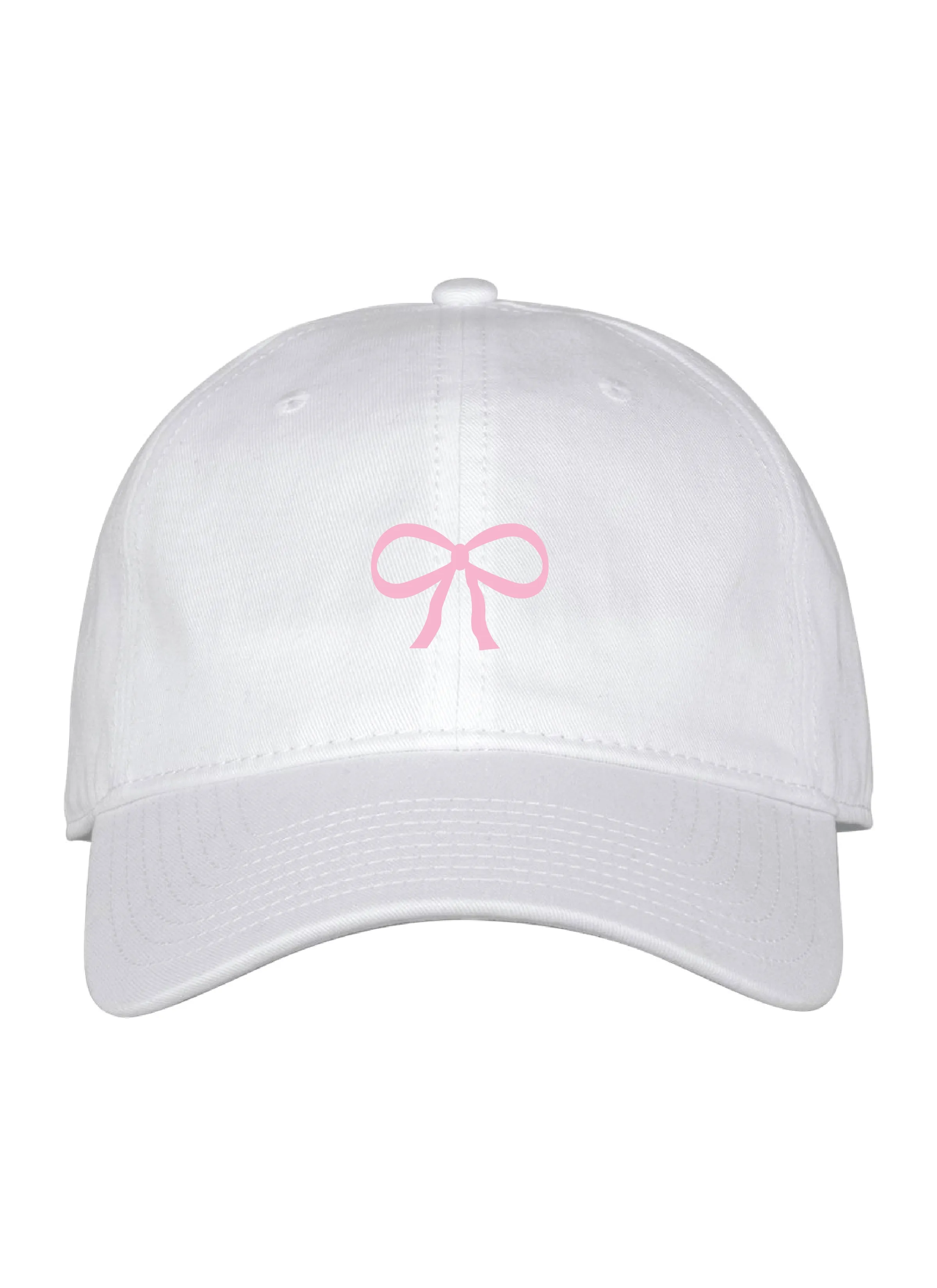 Bow Embroidered Hat