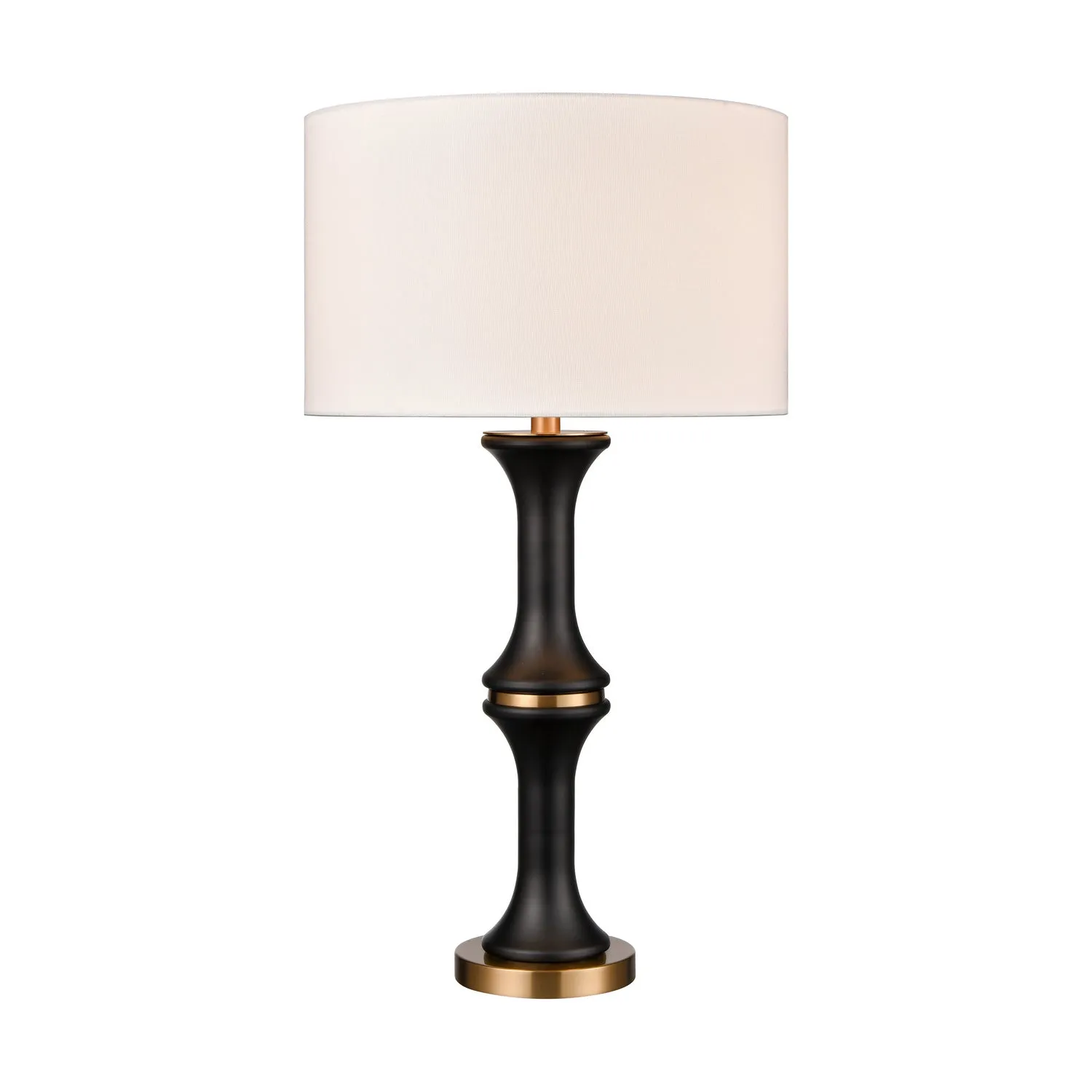 Bradley 1-Light Table Lamp in Matte Black