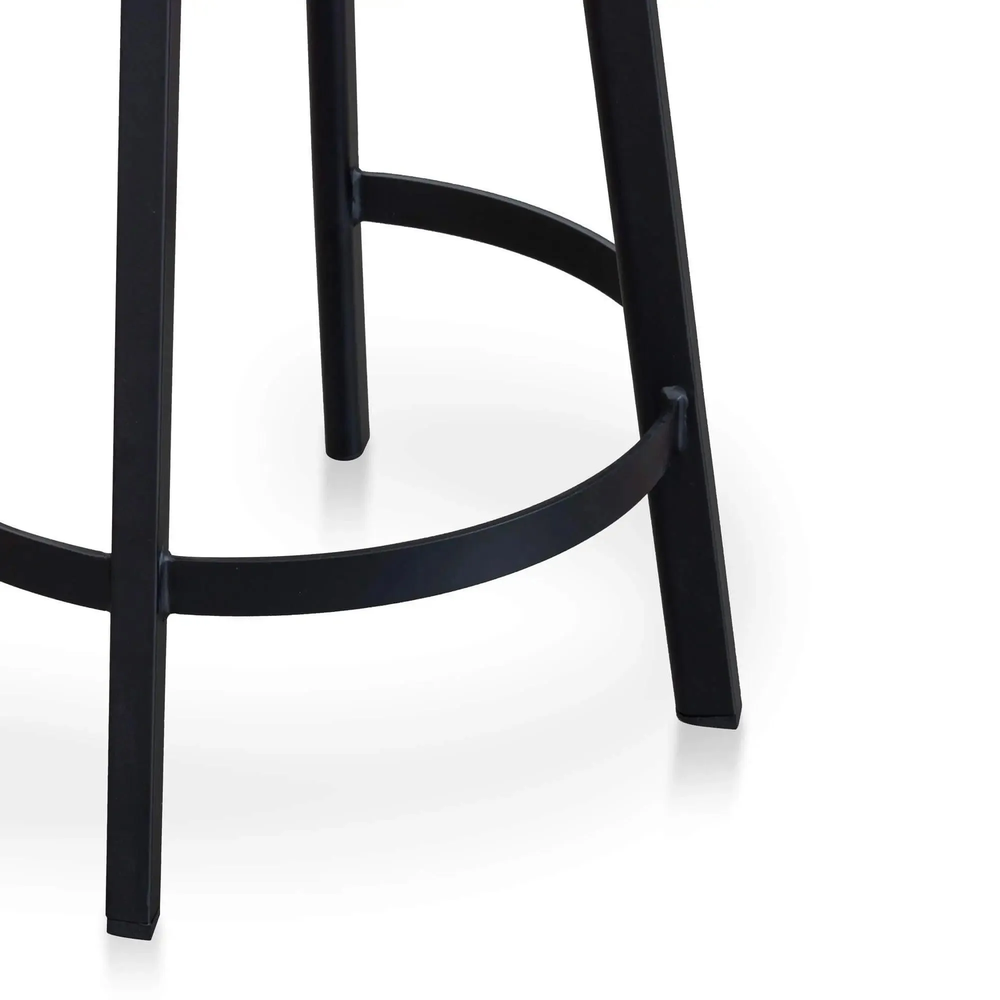 Calibre Bar Stool In Matte Black - Natural BS2565-SU