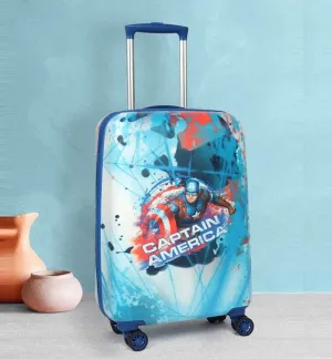 Captain America Kids Travel Trolley Bag by Marvel – Stylish & Functional Rolling Suitcase