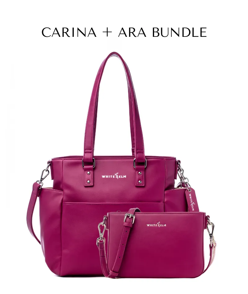 Carina Tote Bag - Orchid Pink