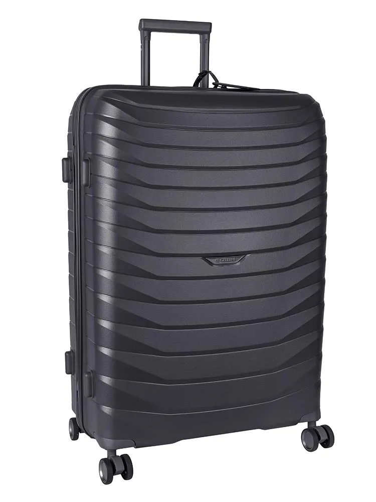 Cellini Grande Large 4 Wheel Trolley Case | Black