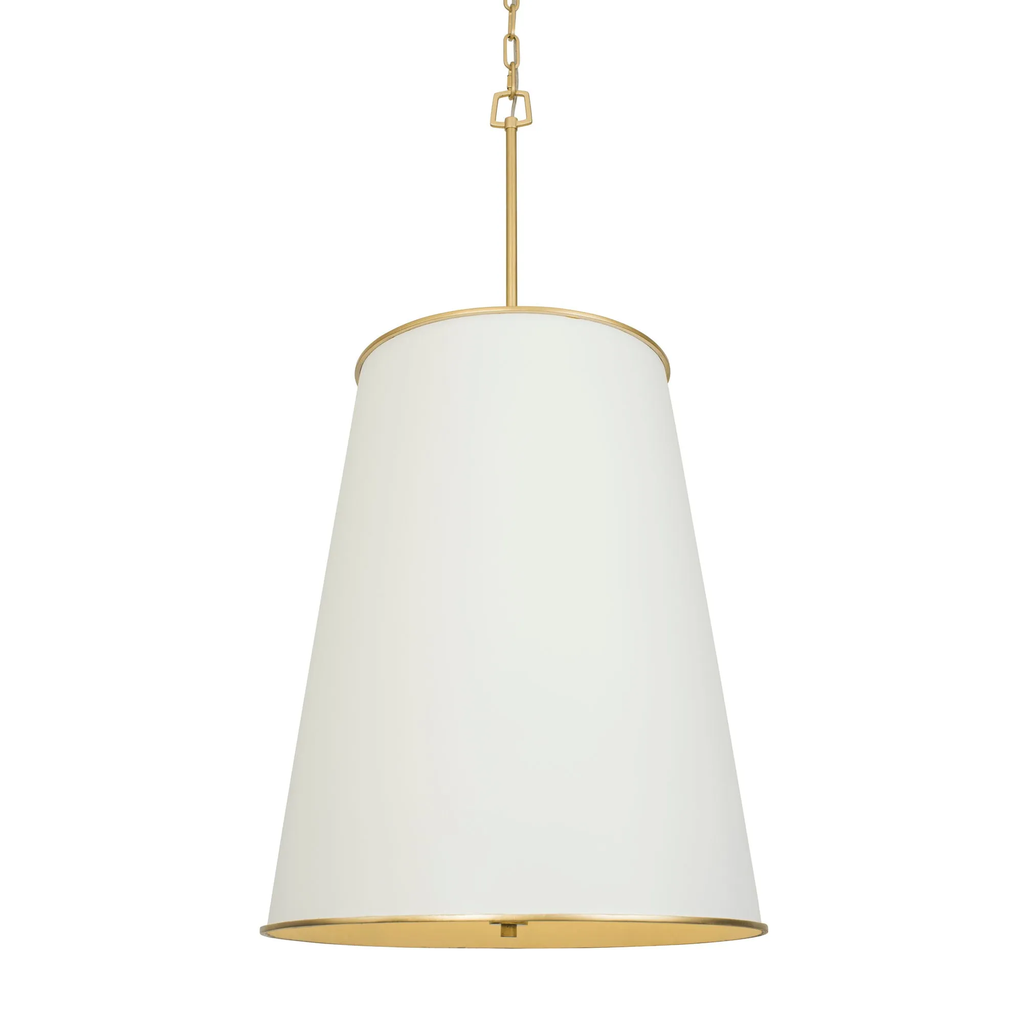 Coco 364F09MWFG 9-Light Foyer Pendant Light - Matte White/French Gold