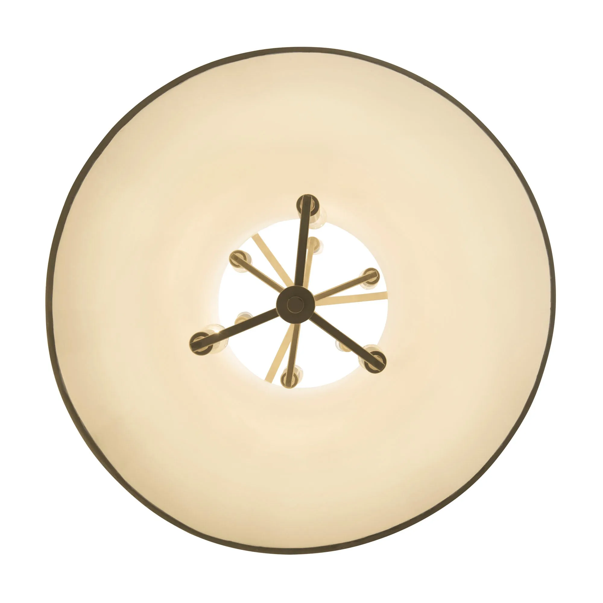 Coco 364F09MWFG 9-Light Foyer Pendant Light - Matte White/French Gold