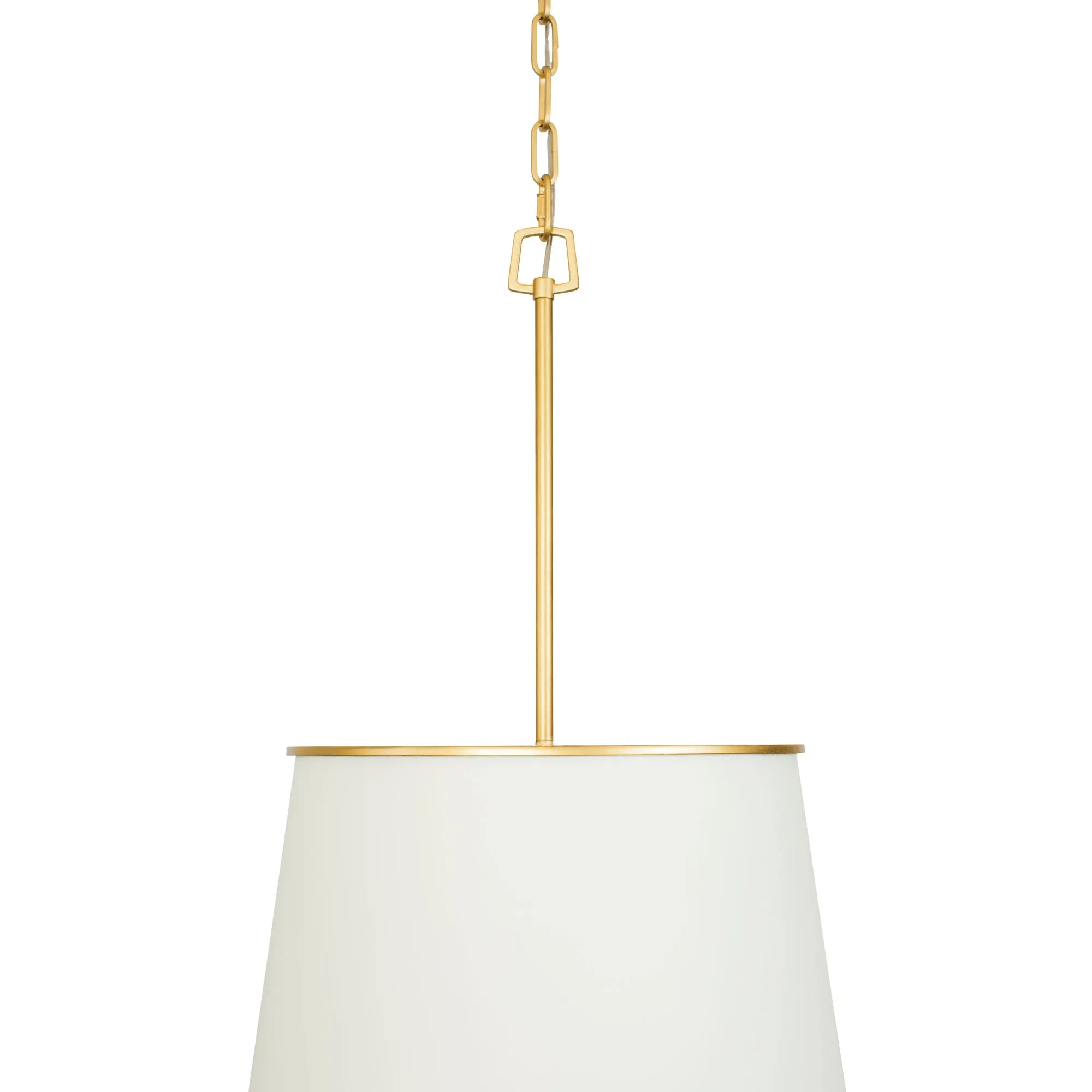 Coco 364F09MWFG 9-Light Foyer Pendant Light - Matte White/French Gold