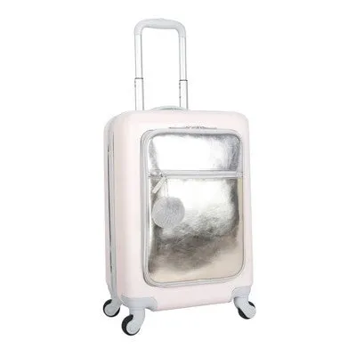 Crckt Tween Hardside Carry On Spinner Suitcase - Rose Gold