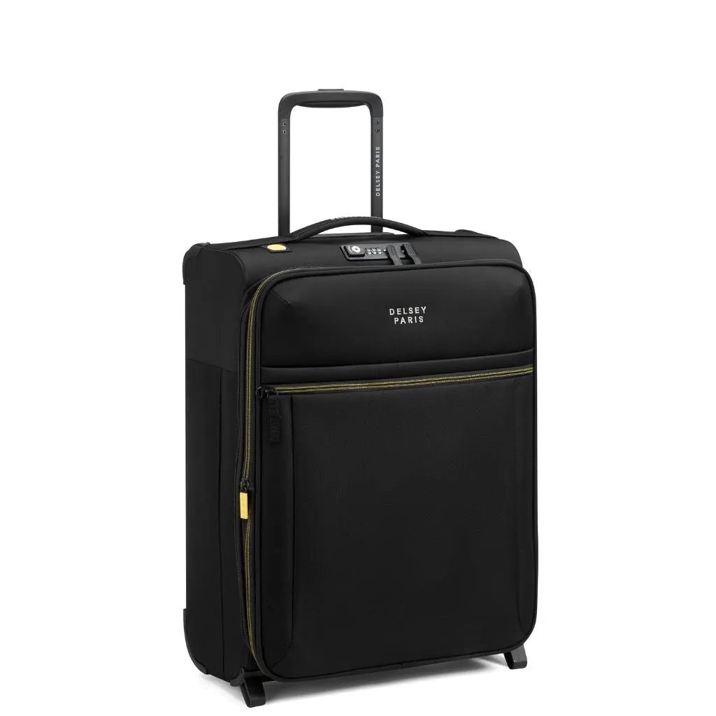 Delsey BROCHANT 3.0 55cm - 1.9kg Cabin Softsided Luggage - Black