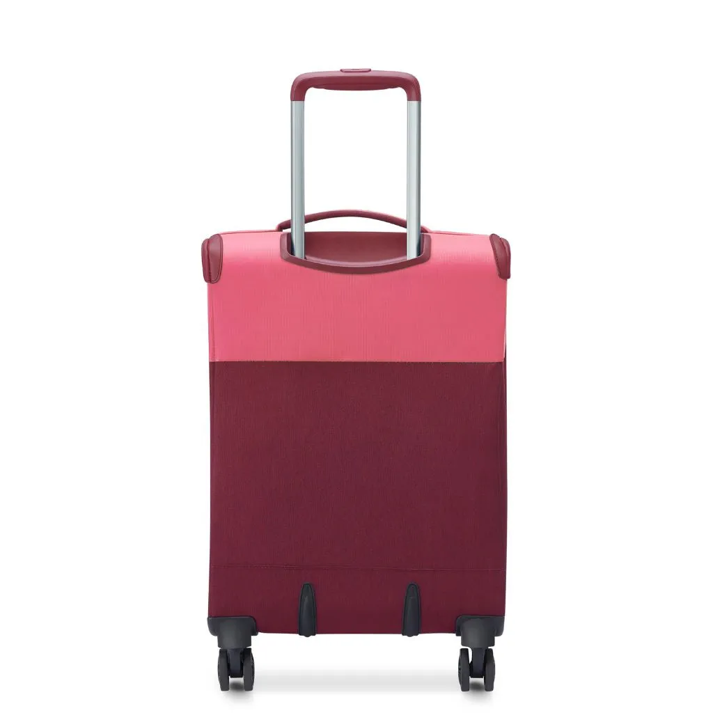 Delsey BROCHANT 3.0 55cm Carry On Softsided Luggage - Pink