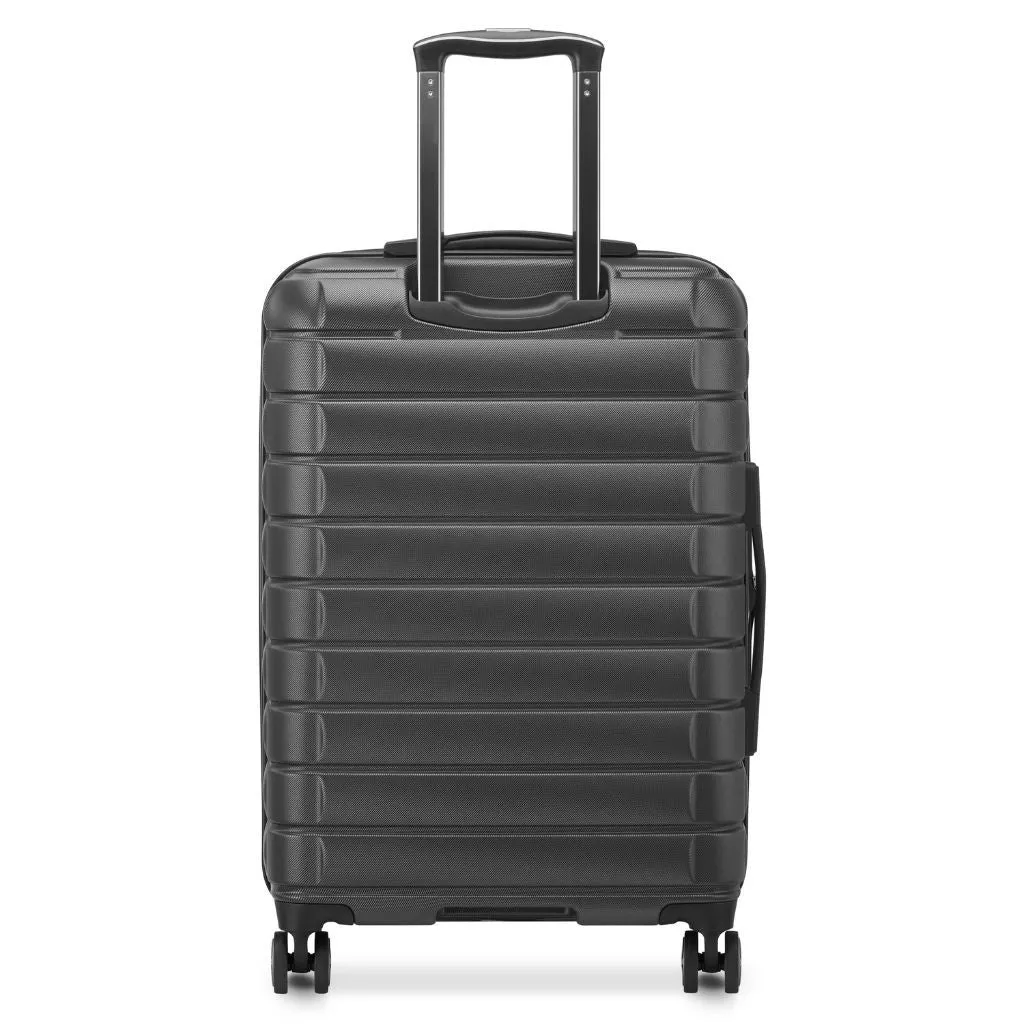 Delsey Shadow 66cm Top Loader Medium Luggage - Black