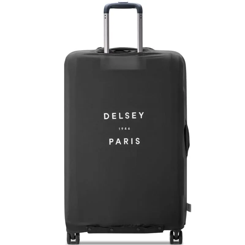 DELSEY SUITCASE LUGGAGE COVER in BLACK