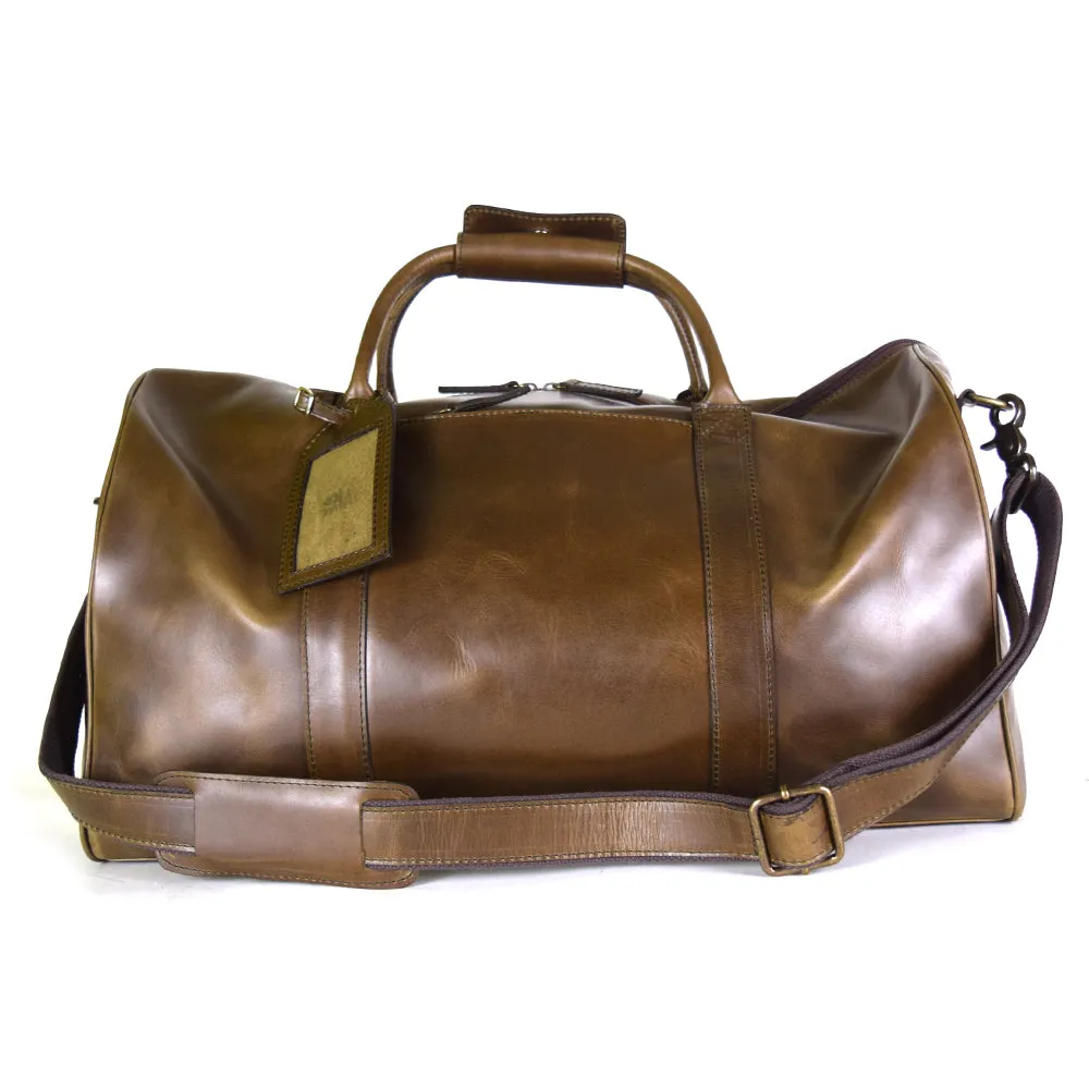 Duffel X-Large in Olive color Leather - LAST UNIT FINAL SALE NO EXCHANGE