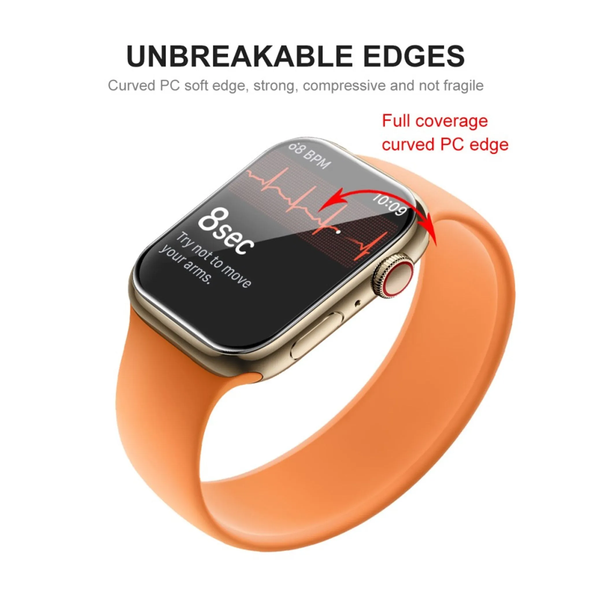 ENKAY Apple Watch (45mm) 3D curve   PMMA tempered glass screen protector