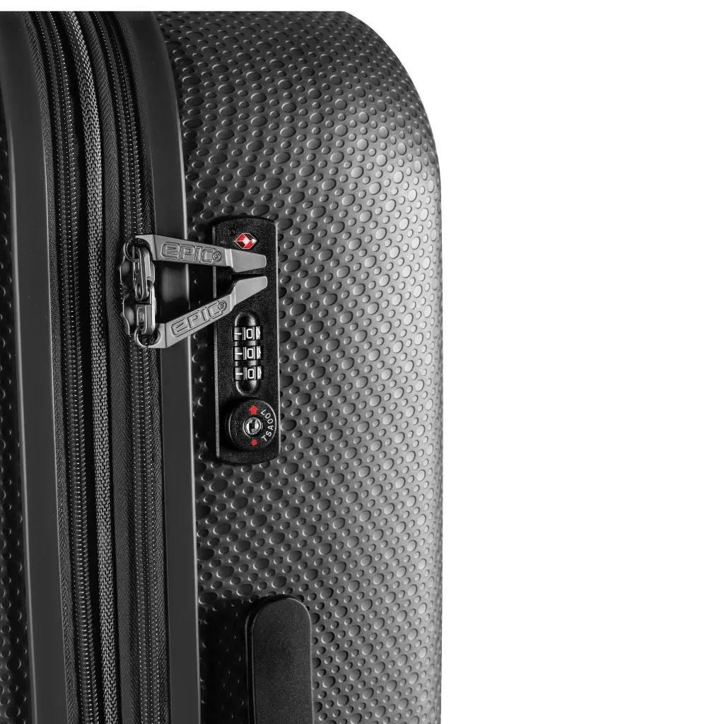 Epic GTO 5.0 65cm Medium Expander Suitcase - Frozen Black