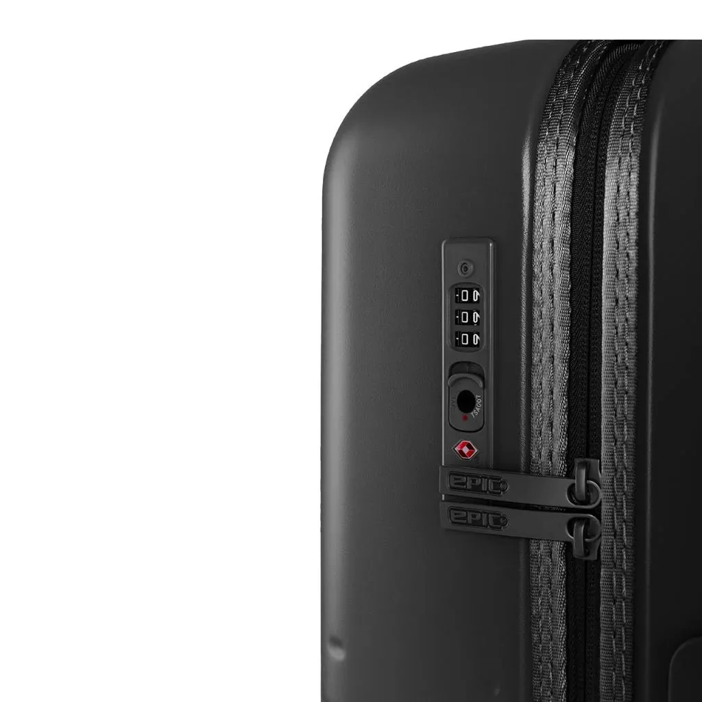 Epic Spin - 2 Piece Hardside Luggage Duo - Black