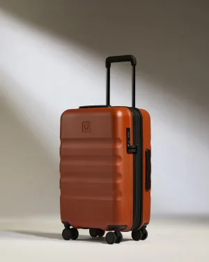 Expandable Cabin Suitcase in Maple Red - Icon Stripe