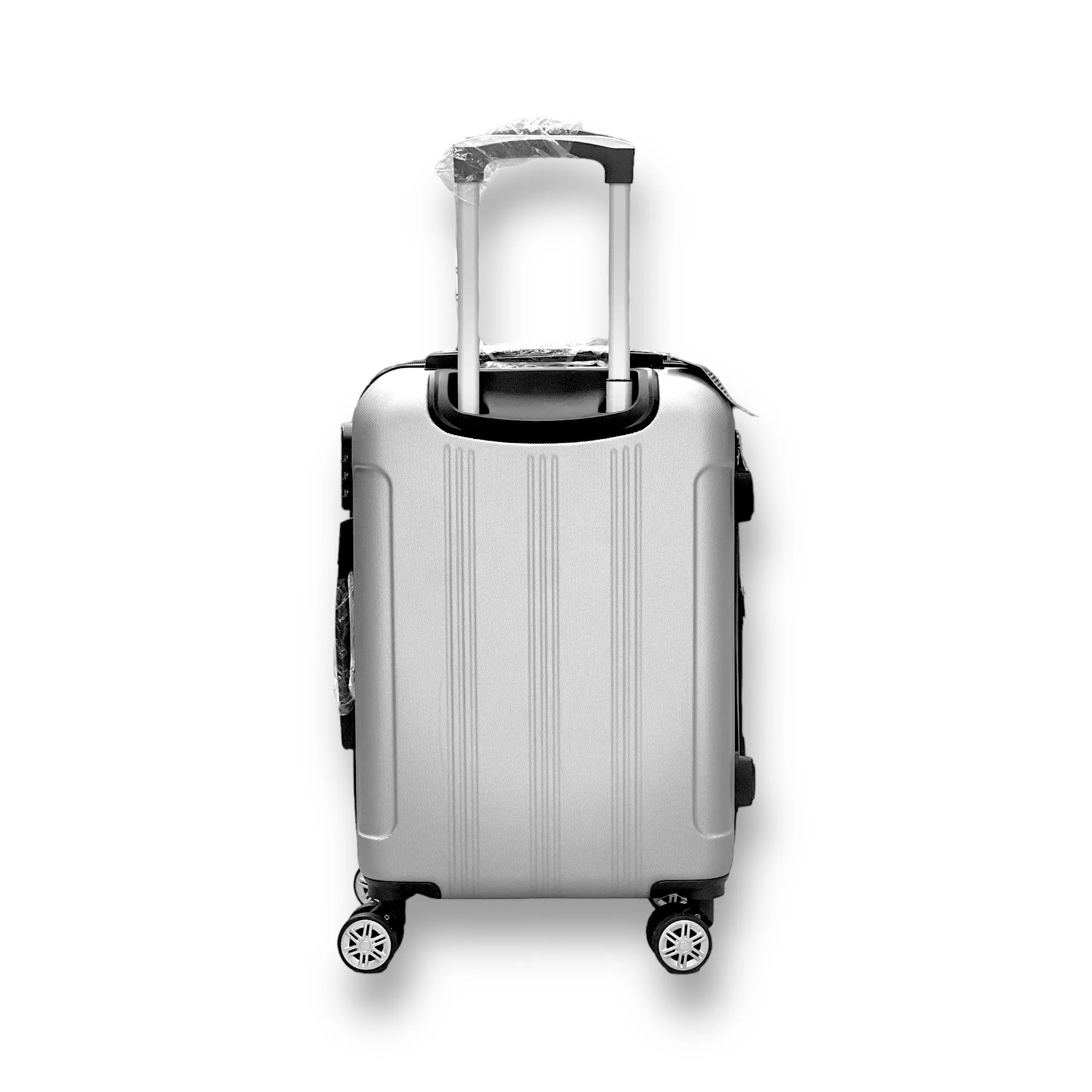 Fast Road Hardside Expandable Roller Luggage Silver, Carry-on 20 inch