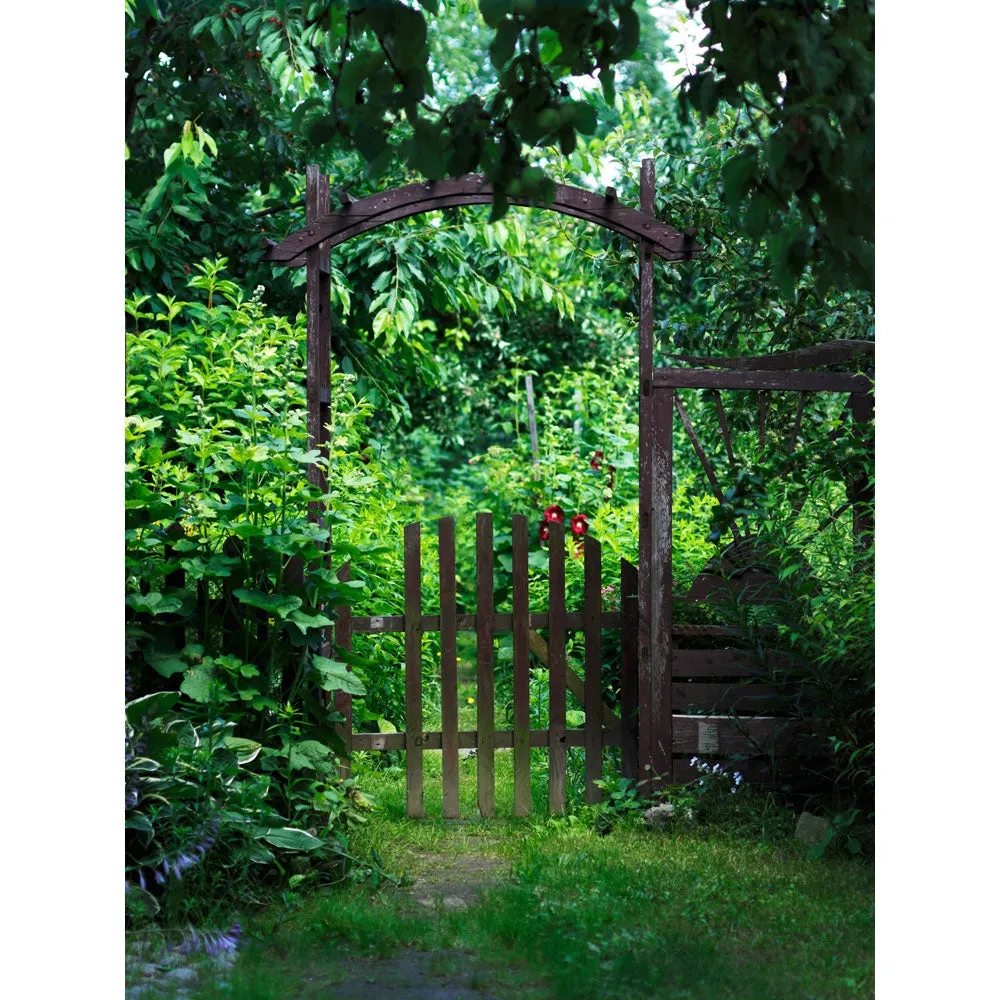 Garden Gate Printed Backdrop