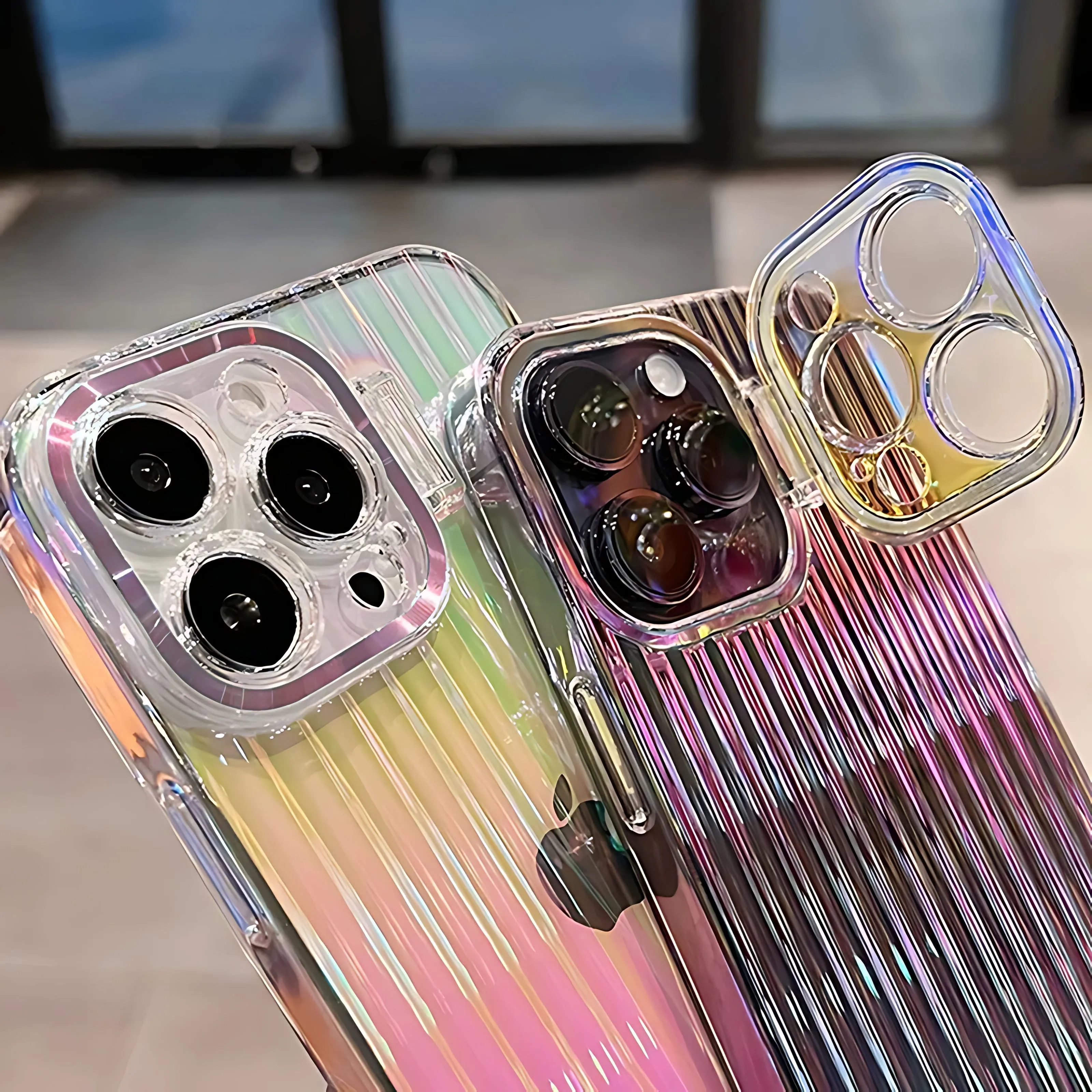 Gradient Colors Laser Clear Case