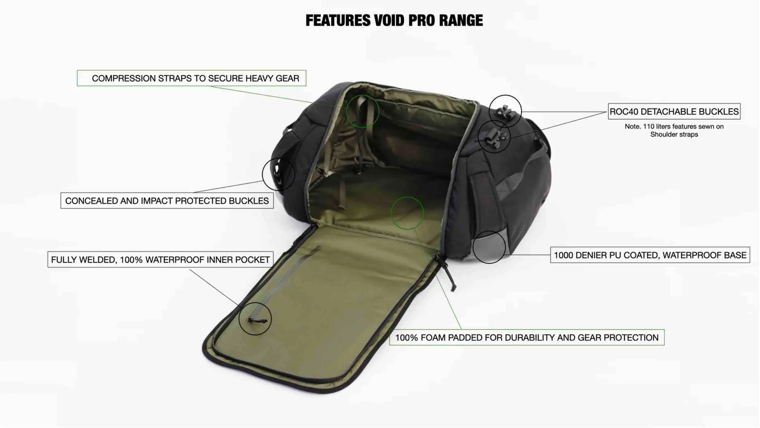 Halite Void 50L Pro Duffel Bag