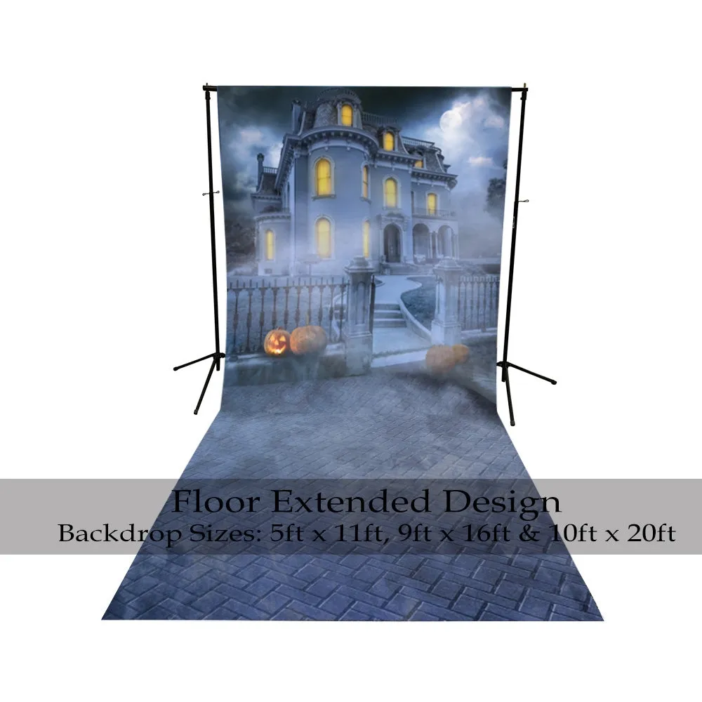 Haunted Mansion Printed Backdrop