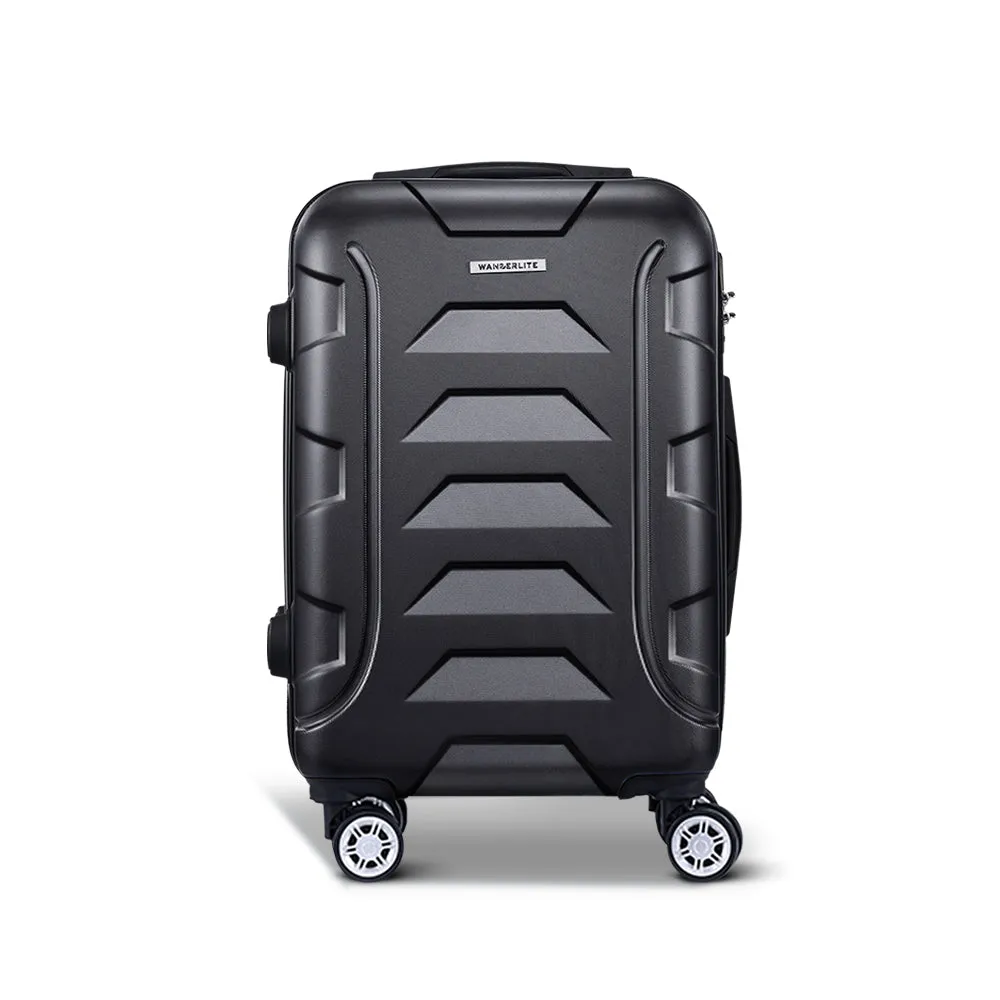 Lightweight 20" Luggage Trolley Suitcase, TSA Lock, Wanderlite