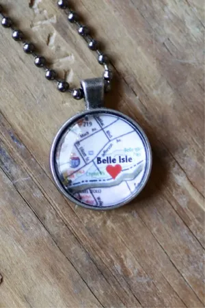 Love Belle Isle Necklace / Gun Metal