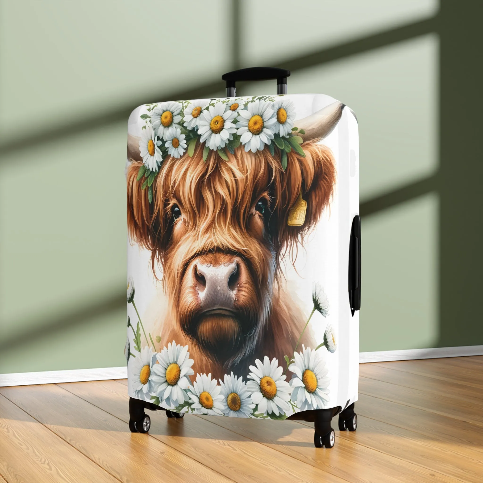 Luggage Cover, Highland Cow, awd-001