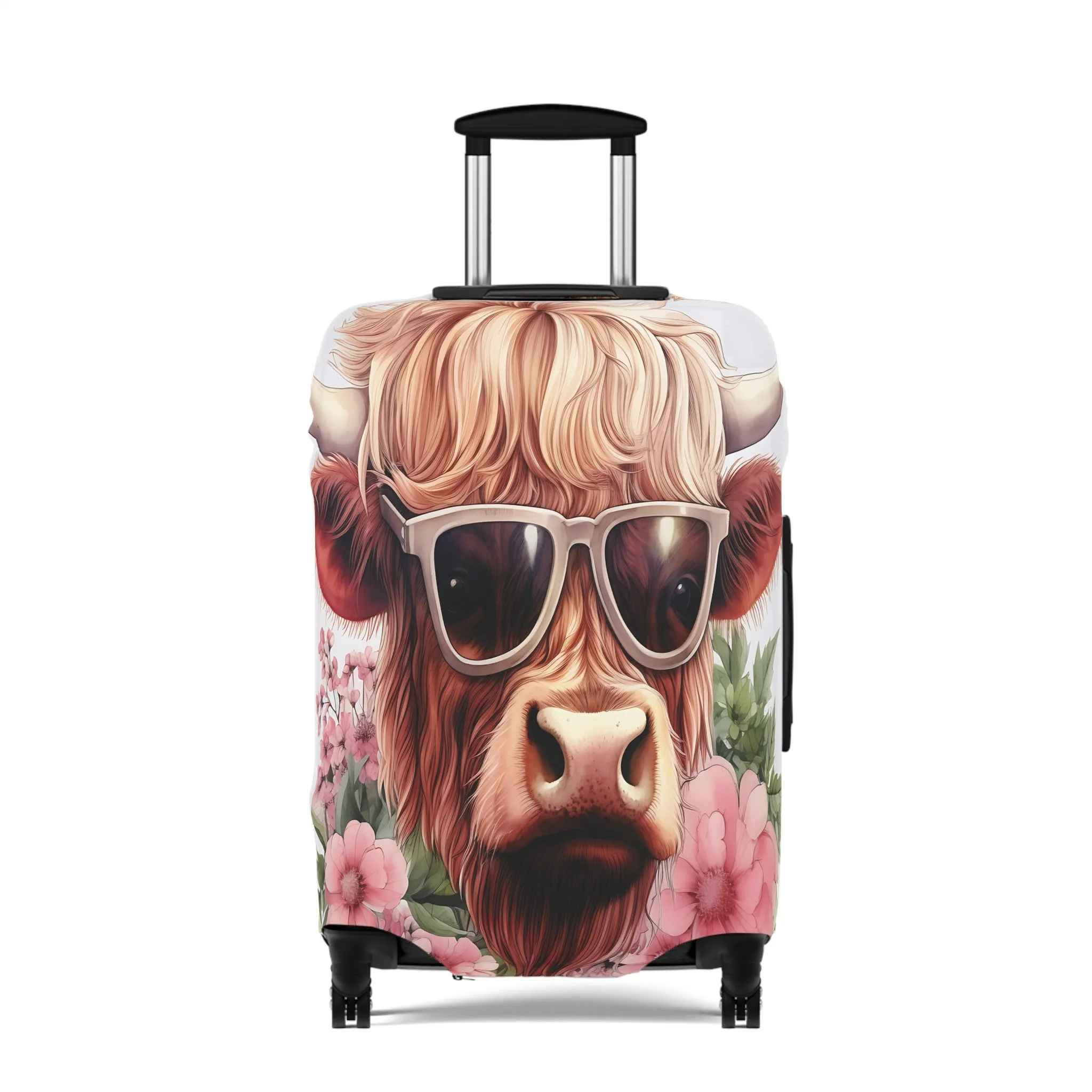 Luggage Cover, Highland Cow, awd-014