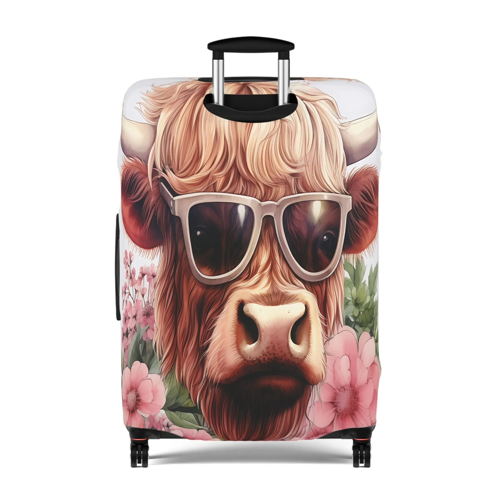 Luggage Cover, Highland Cow, awd-014