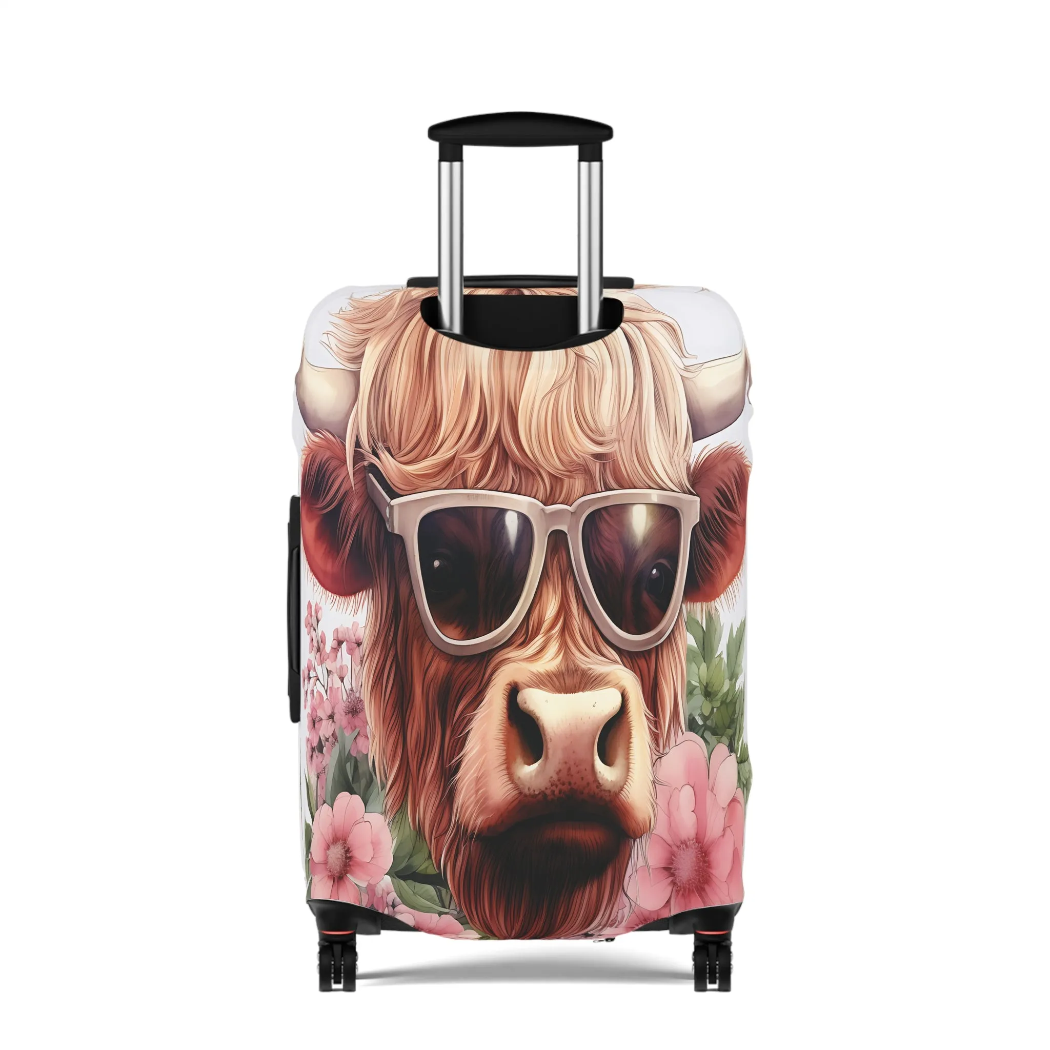 Luggage Cover, Highland Cow, awd-014