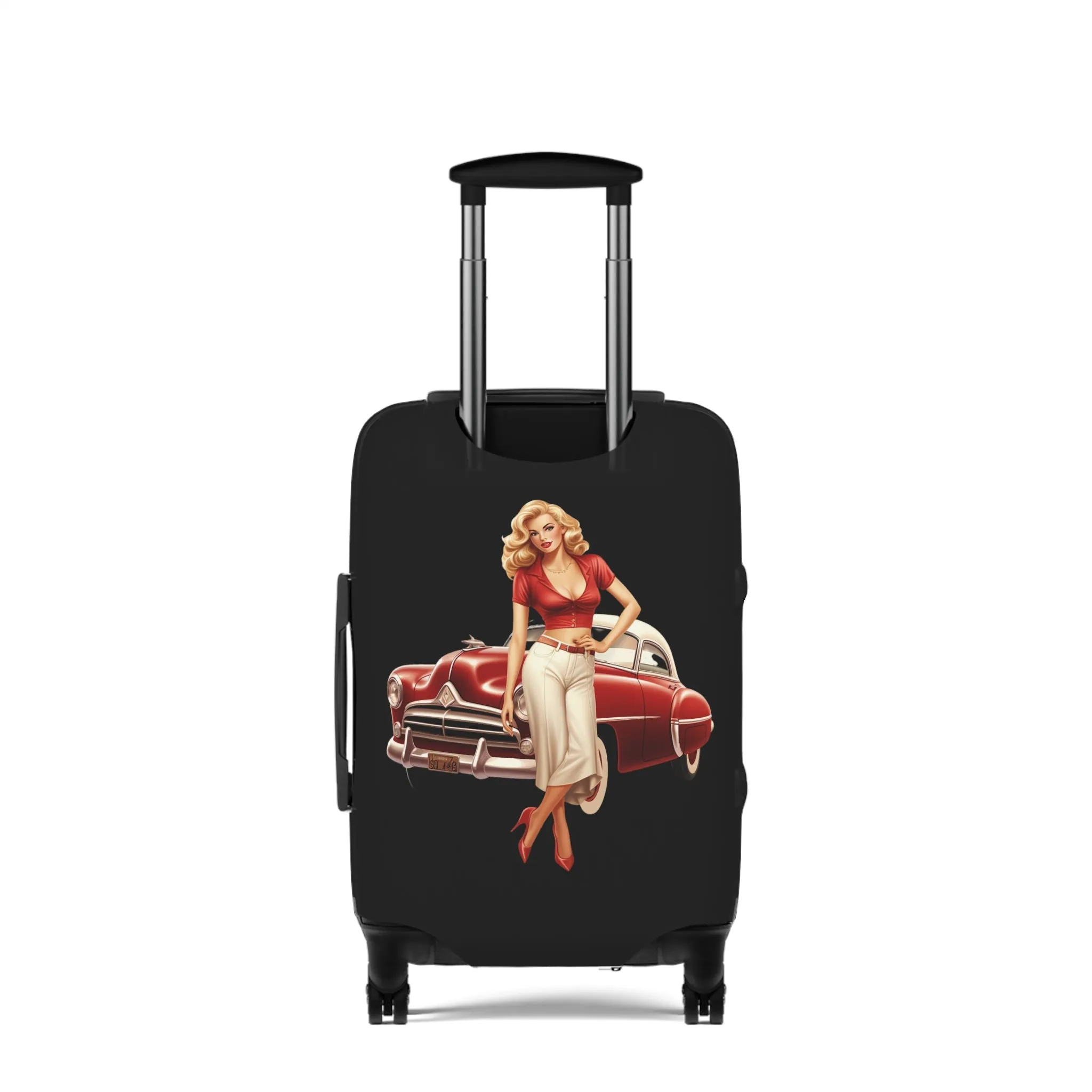 Luggage Cover, Rockabilly, Vintage Car, awd-4041