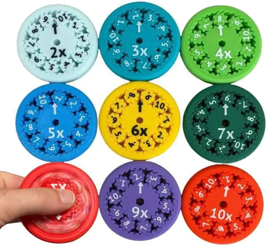 Maths Fidget Spinner Set