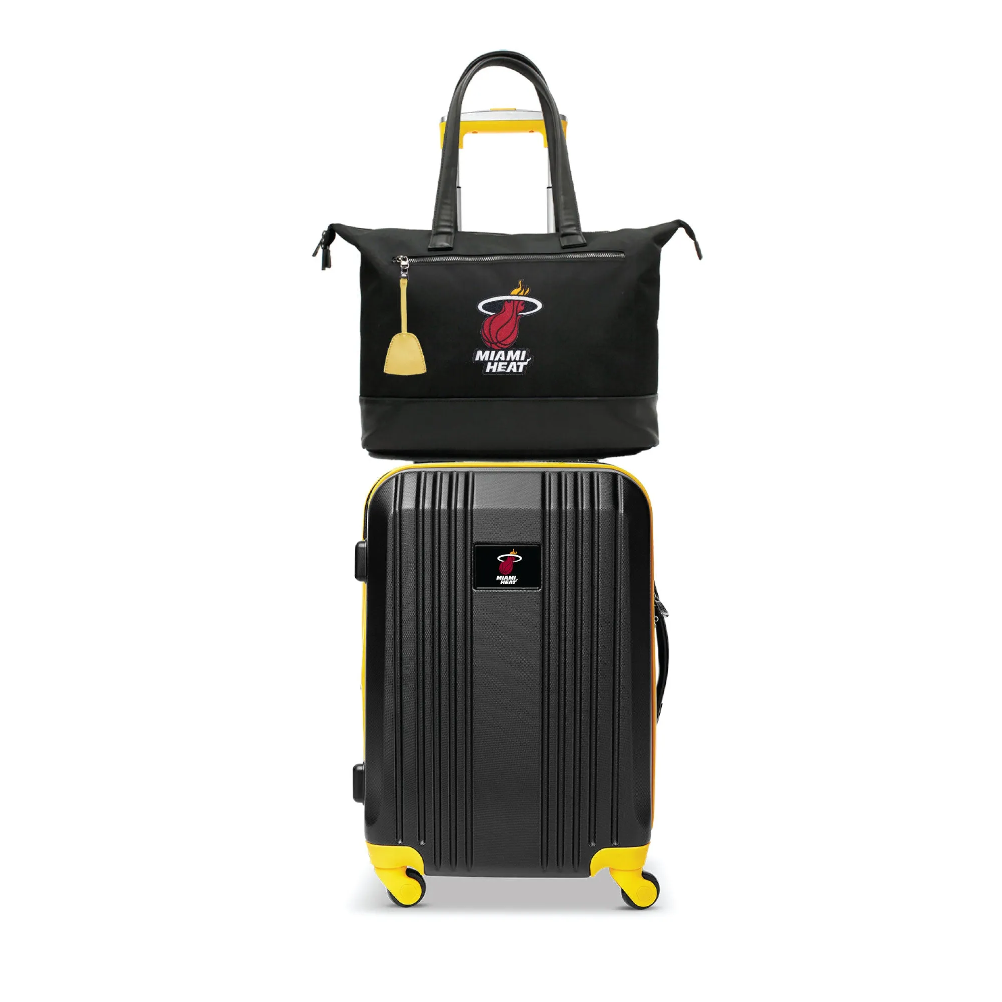 Miami HEAT Premium Laptop Tote Luggage Set