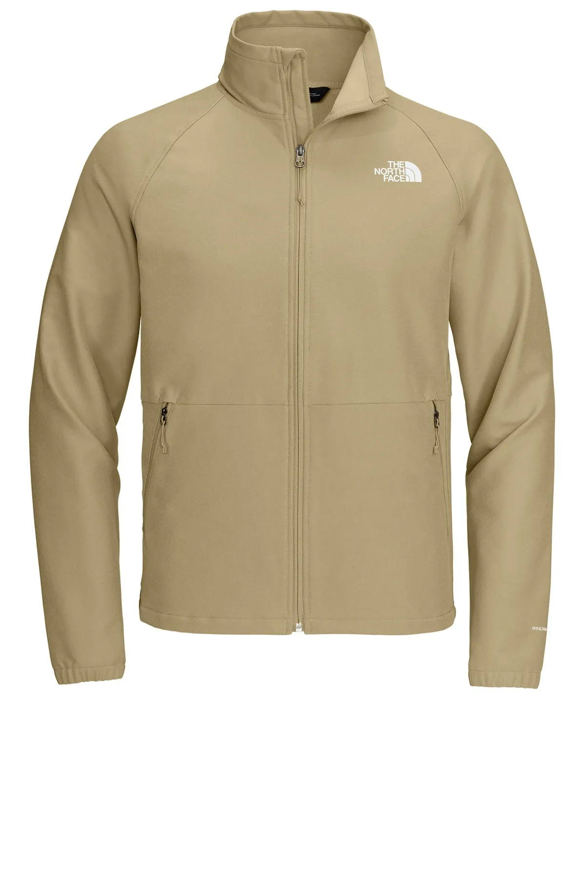 North Face Barr Lake Soft Shell Jackets, Khaki Stone Dark Heather