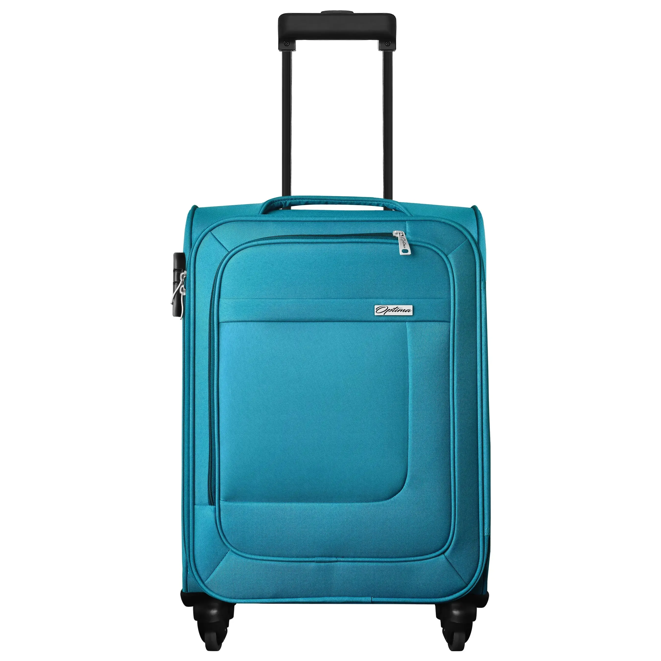 OPTIMA Prion Softside Expandable Roller Luggage (20 inch Colour -T.Blue)