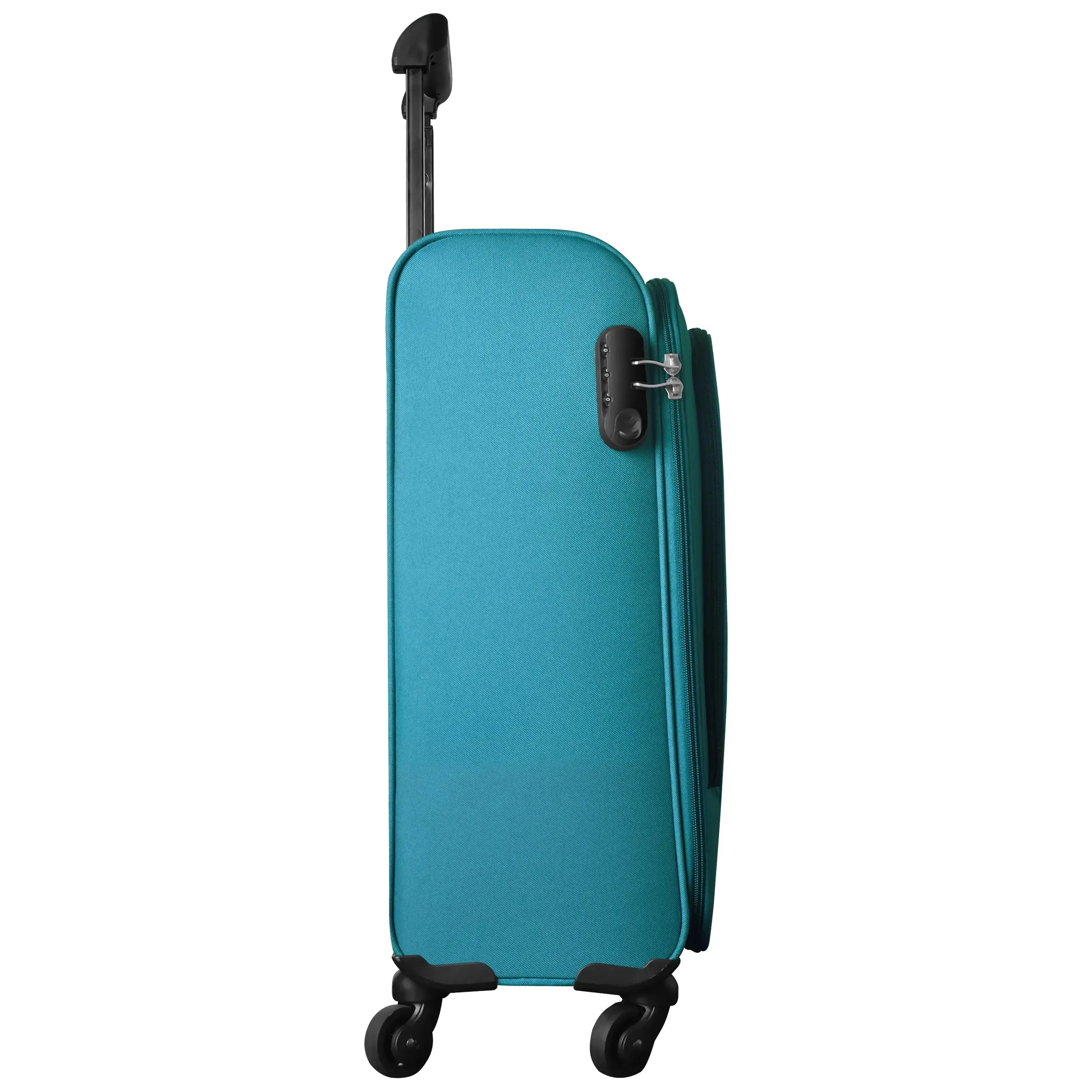 OPTIMA Prion Softside Expandable Roller Luggage (20 inch Colour -T.Blue)